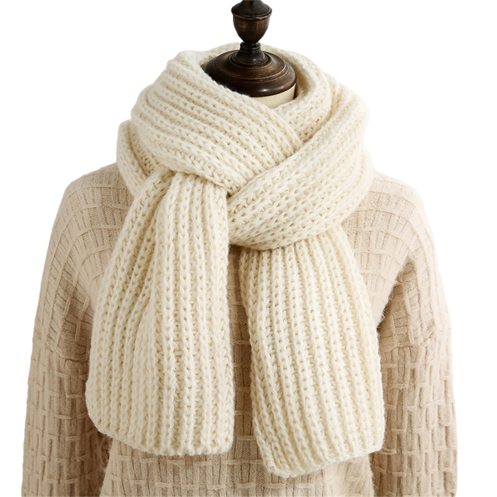 Soft Knitting Wool Thermal Scarf Boys Girls - Image 4