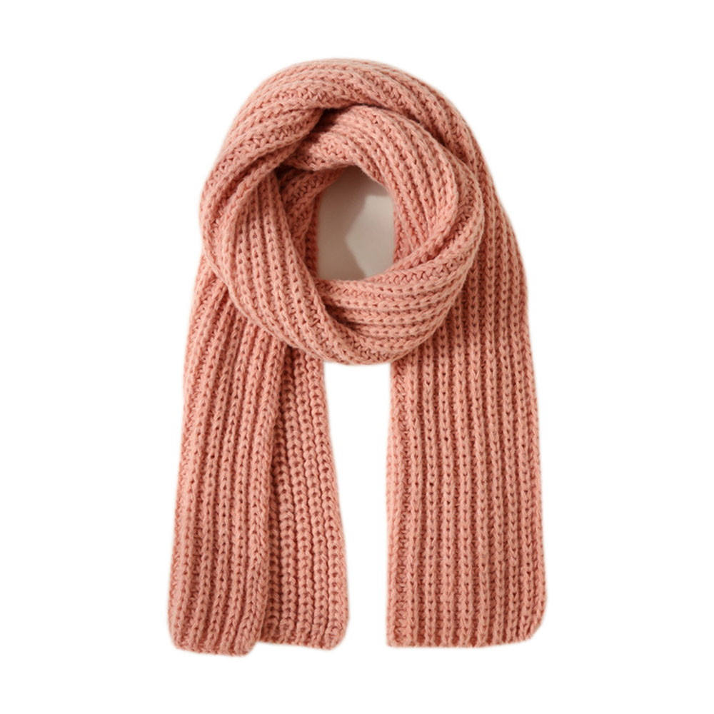 Soft Knitting Wool Thermal Scarf Boys Girls